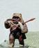 Bow and arrow wielding Ewok