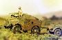 Airfix QUAD tractor and 25 pounder towed gun