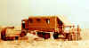 Monty's caravan and Humber scout car. (Matchbox 1/76)