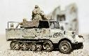 1/76 model halftrack Sdkfz11